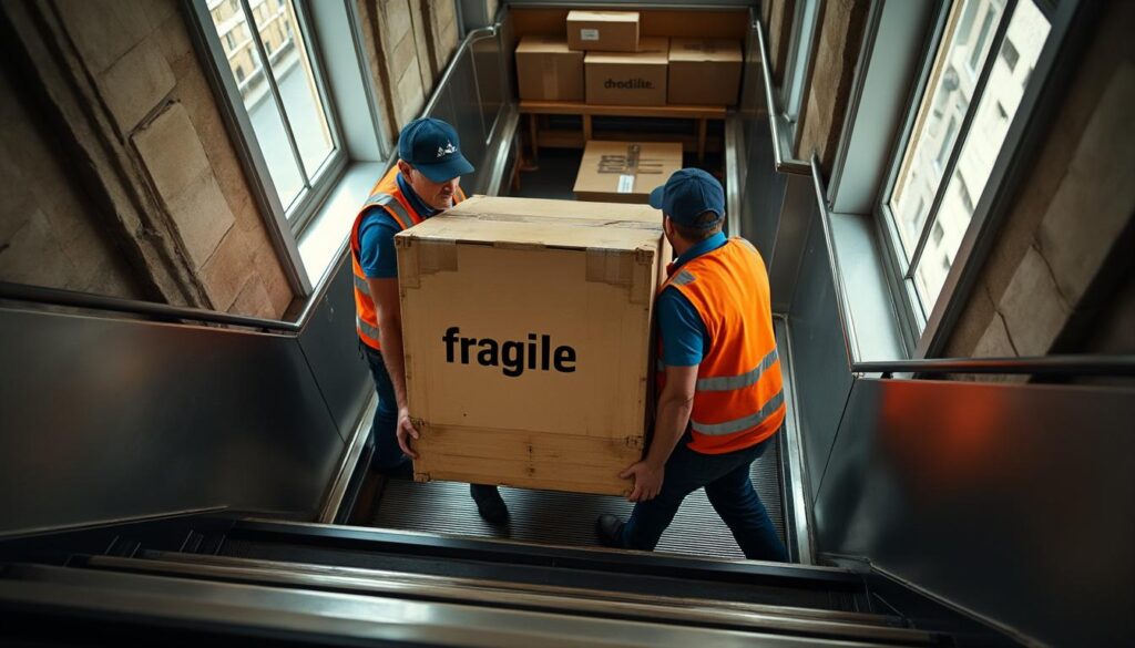 Comment utiliser un ascenseur pour le déménagement d'objets fragiles