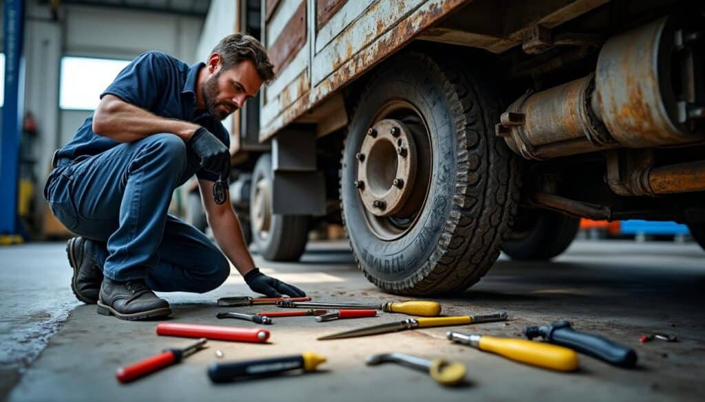 L’entretien préventif du châssis des fourgons et la lutte contre la corrosion