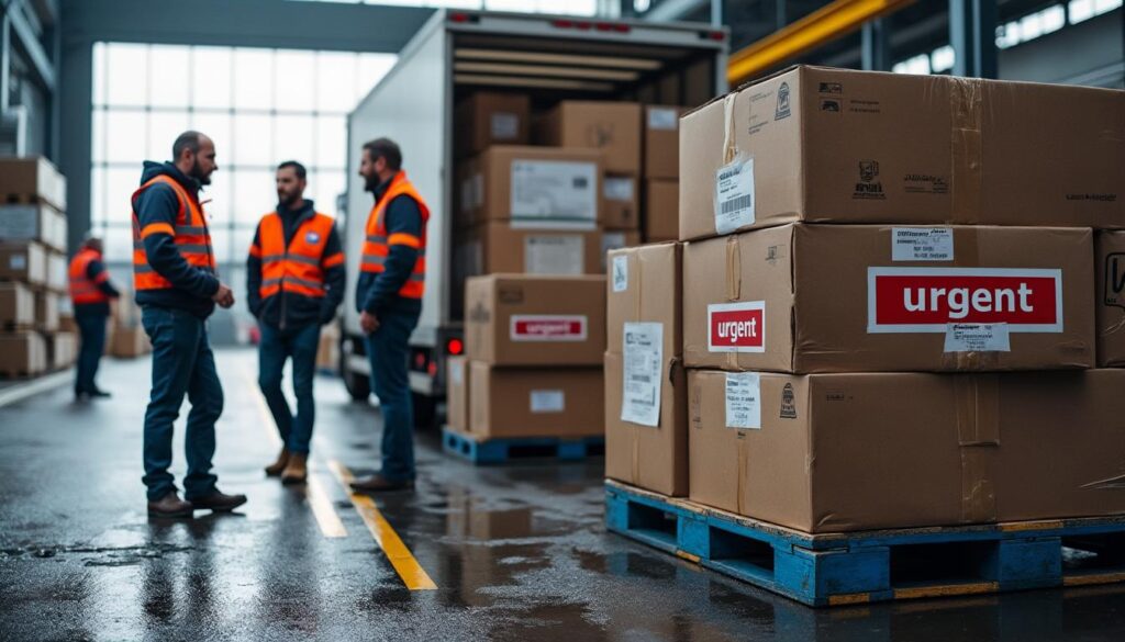 Les défis de la logistique pour une livraison urgente en frêt