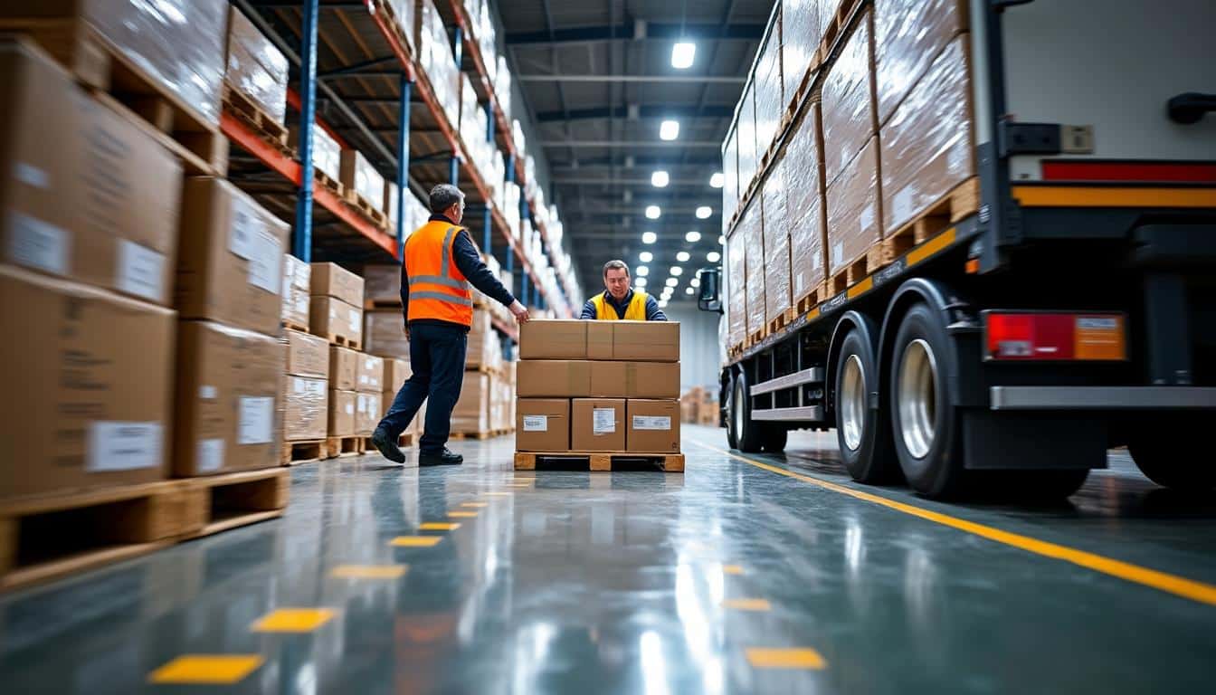 L’organisation du flux des marchandises lors du chargement des remorques