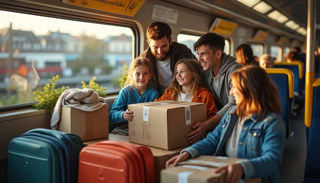 Illustration: Pourquoi privilégier le déménagement par train : une solution à la fois écologique et économique