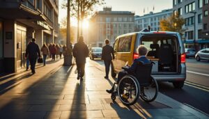 Comment accéder à la gare en taxi avec un fauteuil roulant ?