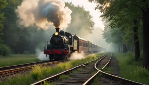 Première ligne de chemin de fer en France : l’histoire pionnière