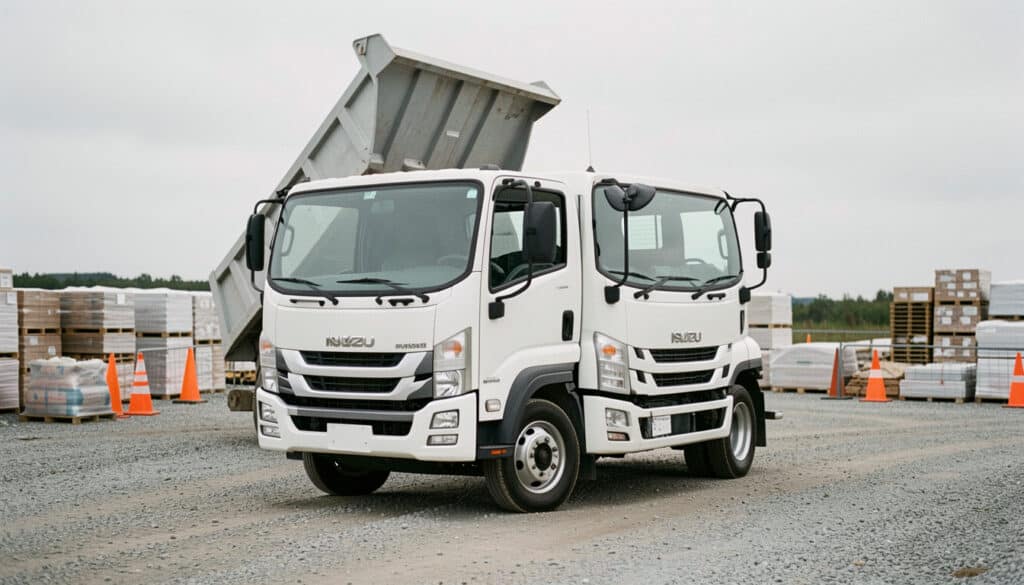 Camion-benne Isuzu : bien choisir pour le chantier