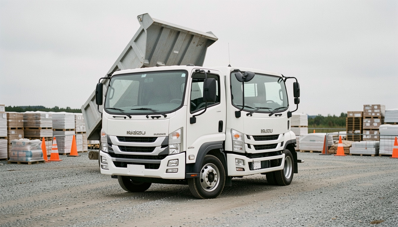 Camion-benne Isuzu : bien choisir pour le chantier