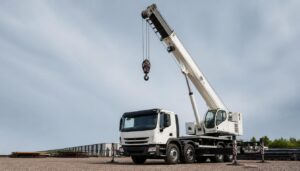 Camion-grue : fonctionnement, portée et capacité
