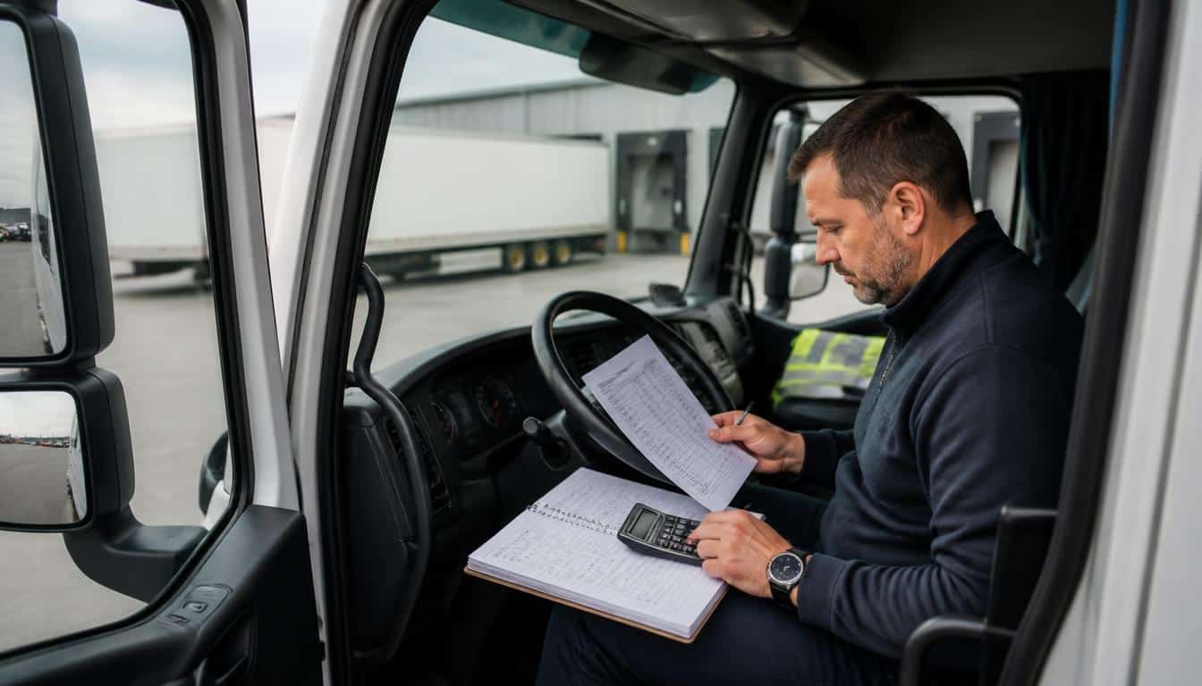 Taux horaire d’un chauffeur routier et calcul du salaire